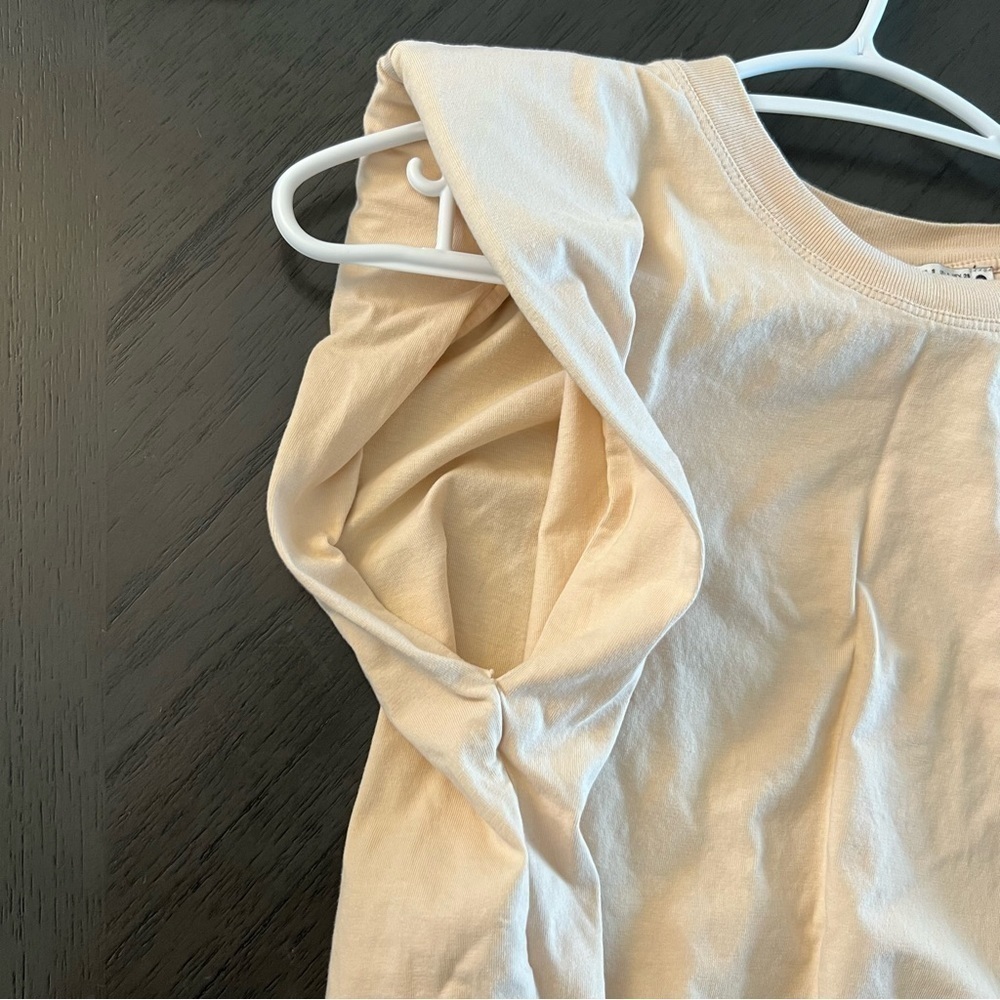 Zara Cropped Shoulder Pad Tank - Picture 6 of 6